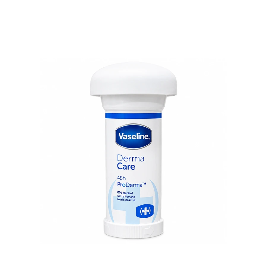 مام دئودورانت ضد تعریق وازلین درما کر Vaseline Derma Care ماندگاری ۴۸ ساعته فاقد الکل حجم ۵۰ml (اورجینال)