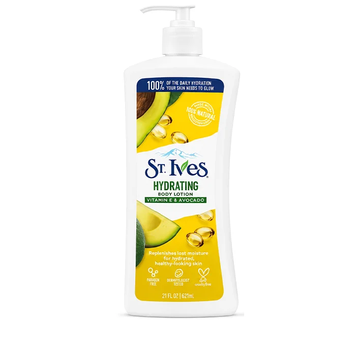 لوسیون بدن آبرسان و طراوت بخش ویتامین E و آواکادو Vitamin E & Avocado حجم 621 میلی لیتر (اورجینال)