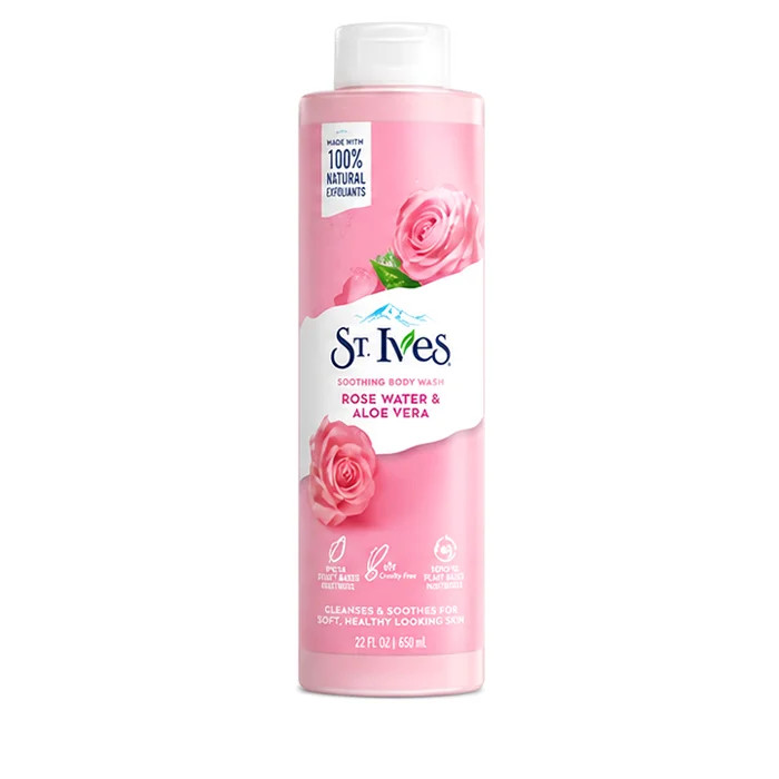 شامپو بدن طراوت بخش گل رز و الورا ROSE WATER & ALOE VERA حجم ۶۵۰ میلیلیتر (اورجینال)