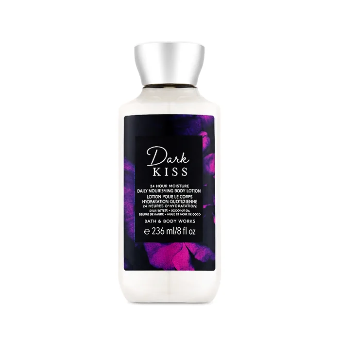 لوسیون بدن بس اند بادی ورکز bath & body works lotion مدل dark kiss (اورجینال)