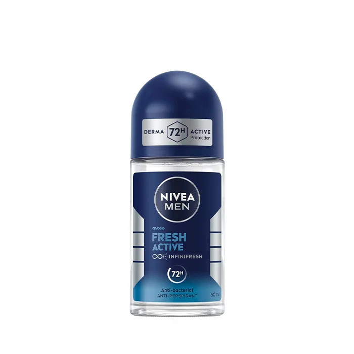 مام رول ضد تعریق NIVEA MEN مدل fresh active ماندگاری 72 ساعت 50 میل (اورجینال)