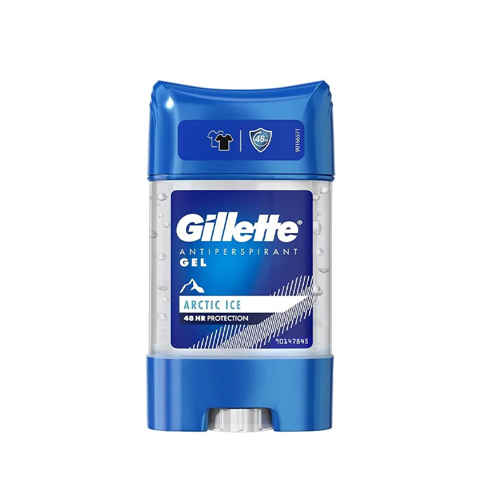 ژل ضد تعریق Gillette مدل arctic ice با ماندگاری 48 ساعته 70گرمی (اورجینال)