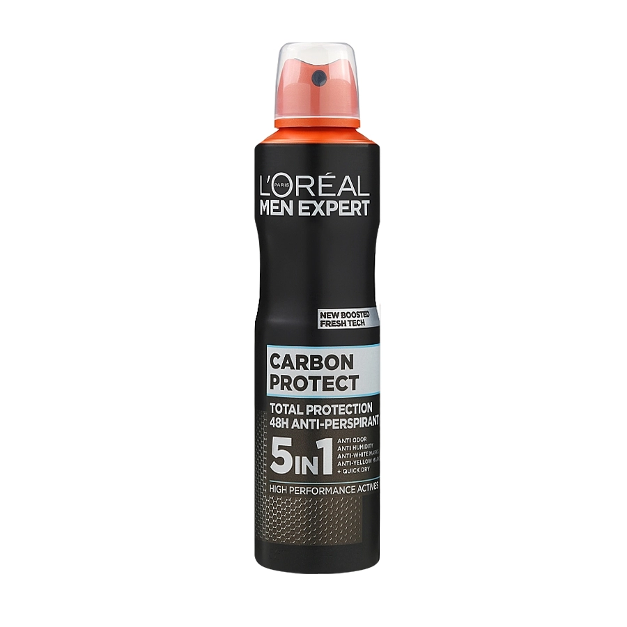 اسپری ضد تعریق اورال مردانه 250ml مدل CARBON PROTECT (اورجینال)