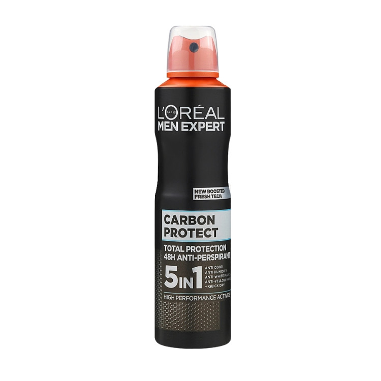 اسپری ضد تعریق اورال مردانه 250ml مدل CARBON PROTECT (اورجینال)