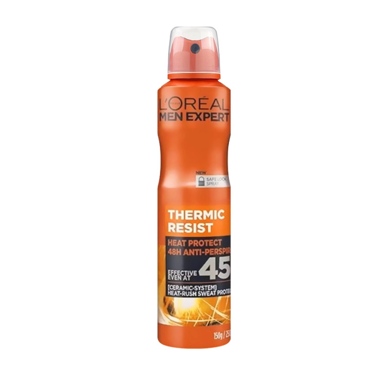 اسپری ضد تعریق اورال مردانه 250ml مدل THERMIC RESIST(اورجینال)