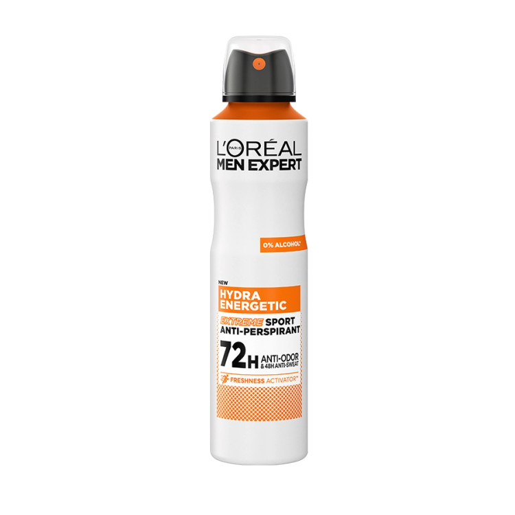 اسپری ضد تعریق اورال مردانه 250ml مدل hydra energetic(اورجینال)