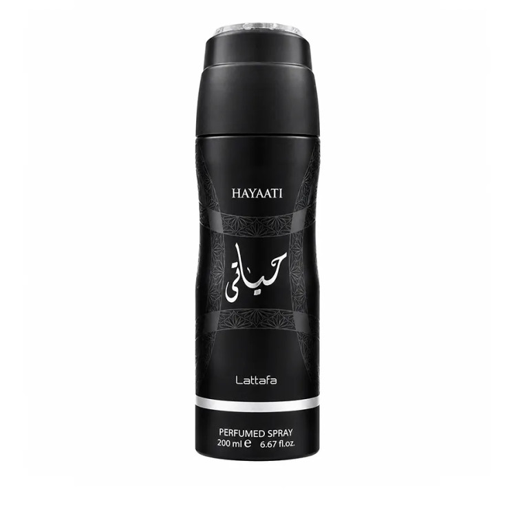 اسپری حیاتی مشکی لطافه ۲۰۰ میل Hayaati Lattafa Spray (اورجینال)