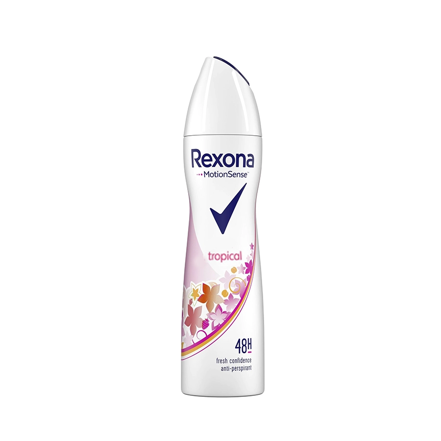 اسپری بدن رکسونا rexona مدل tropical (اورجینال)