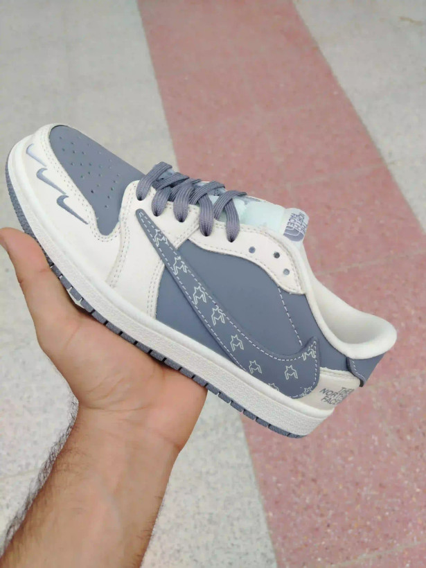 کفش وارداتی نایک ایر جردن1 طرح لیزر استیچ Nike Air Jordan1 Laser Stitch
