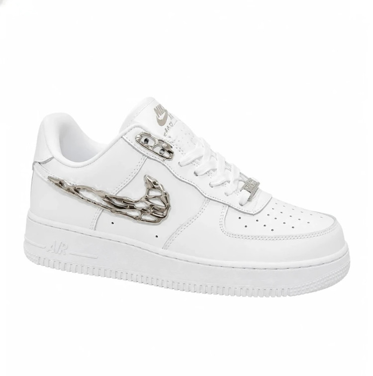کفش وارداتی نایک ایرفورس مولتن متال Nike Air Force Molten Metal سفید
