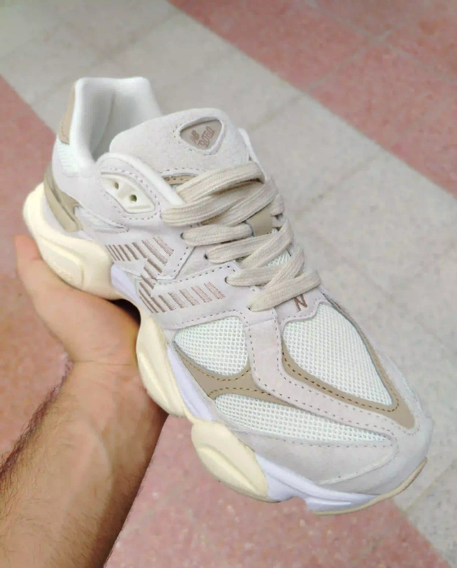 کفش وارداتی نیوبالانس 9060 ( New Balance 9060 ) کرم بژ