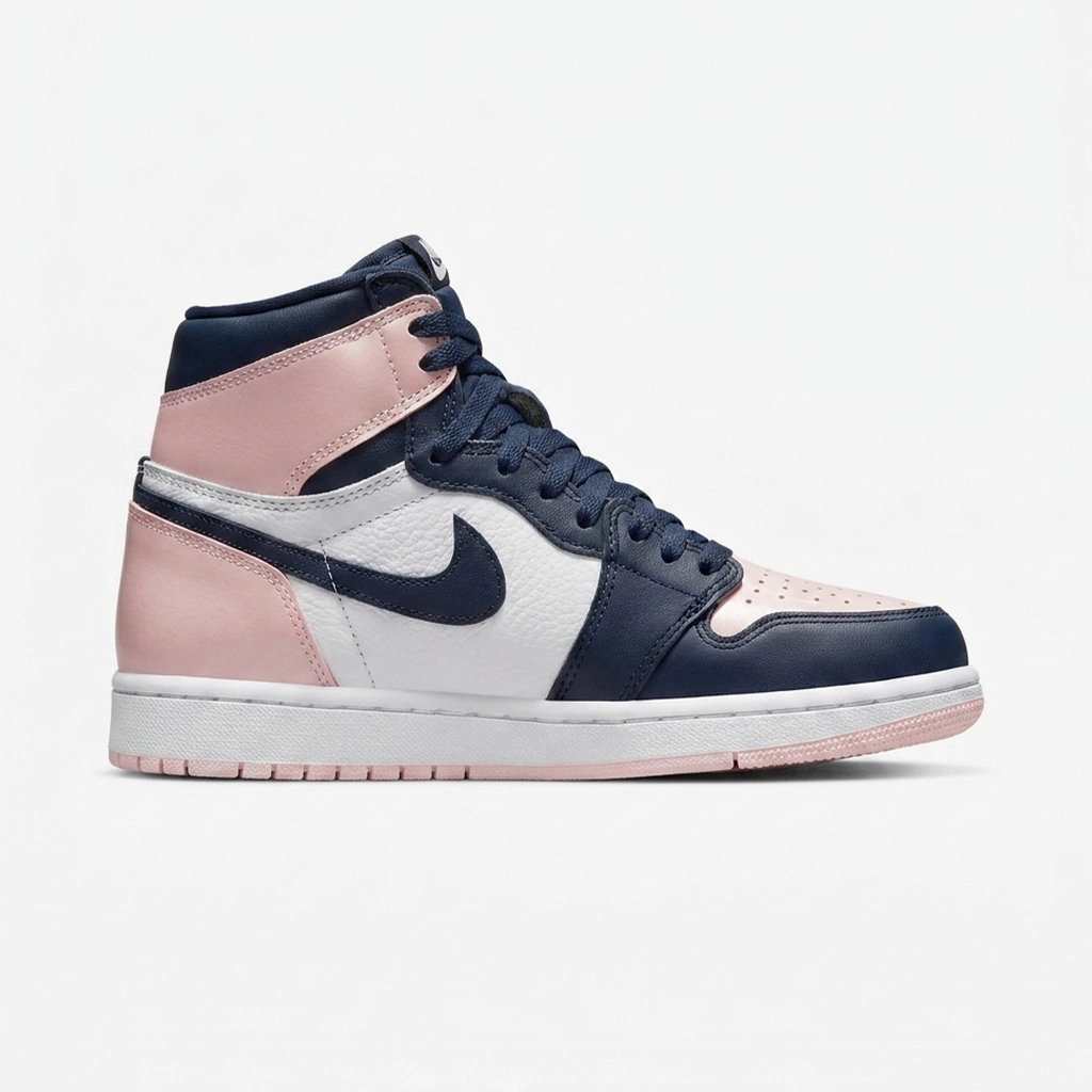 کفش وارداتی نایک ایر جردن 1 های تاپ Nike Air Jordan 1 High Top سفید صورتی