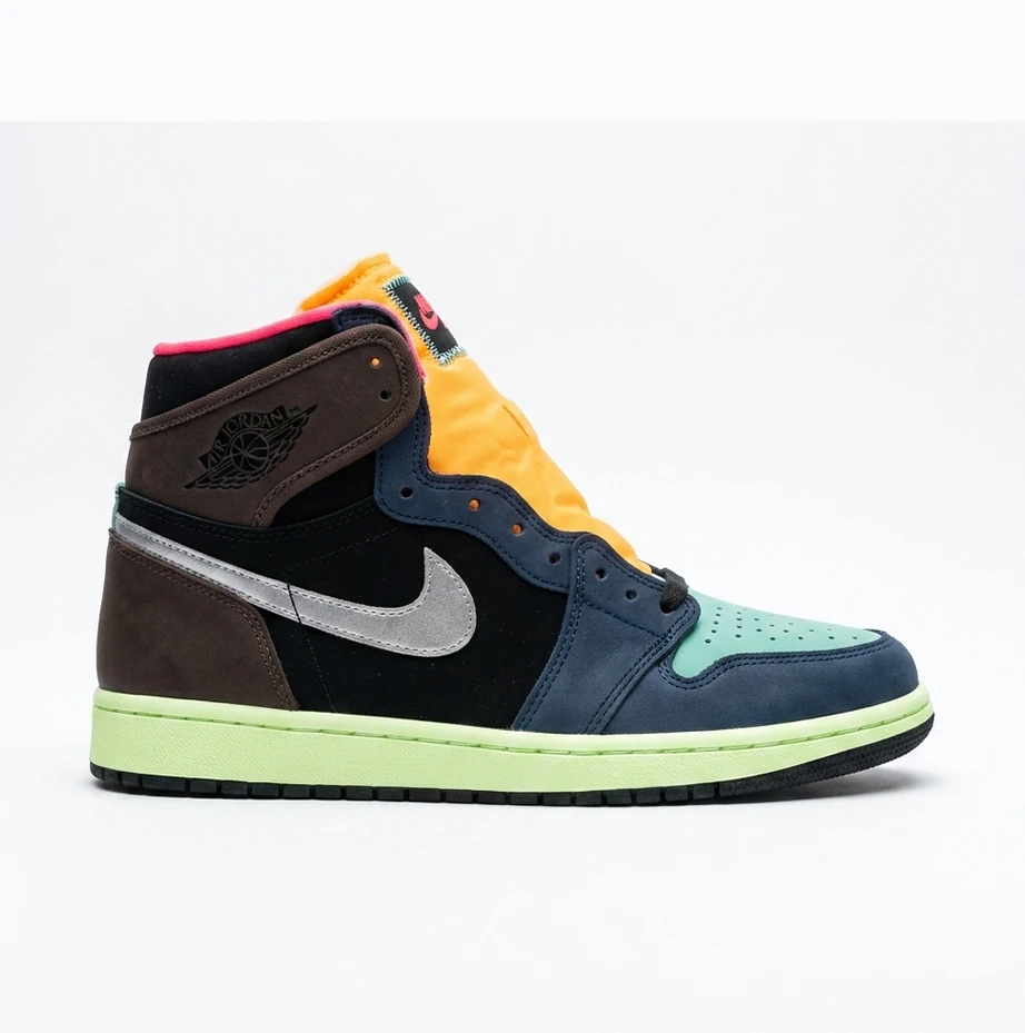 کفش وارداتی نایک ایرجردن1 توکیو بیو هک Nike Air Jordan1 Tokyo Bio Hack