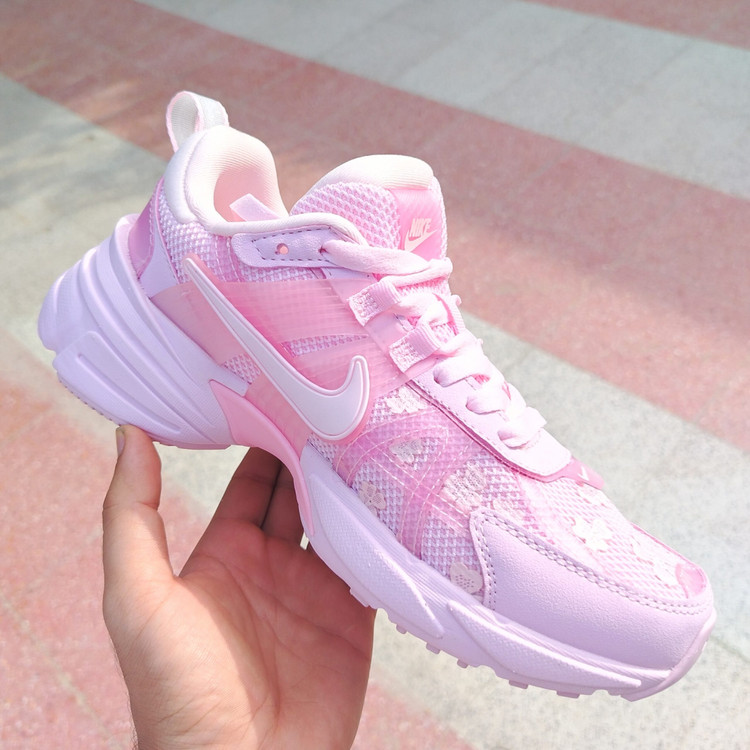 کفش وارداتی نایک وی تو کی Nike V2K صورتی جزئیات گل
