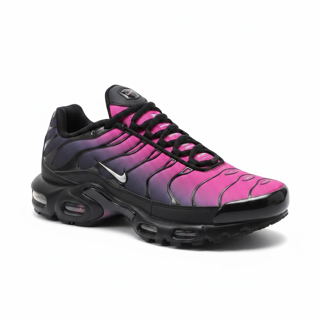 کفش وارداتی نایک ایر مکس تی ان پلاس Nike Air Max TN Plus مشکی صورتی-بنفش