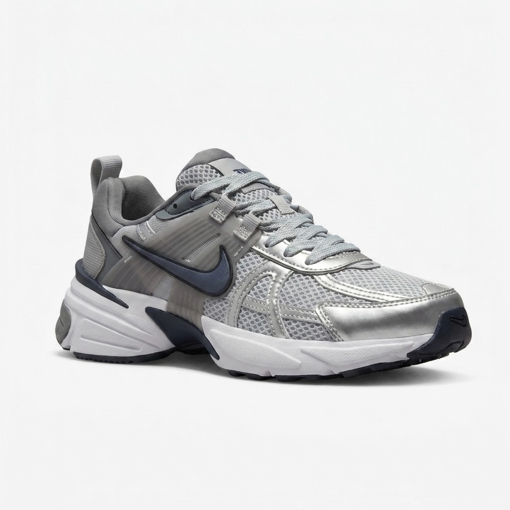 کفش وارداتی نایک وی تو کی Nike V2K نقره ای طوسی سرمه ای