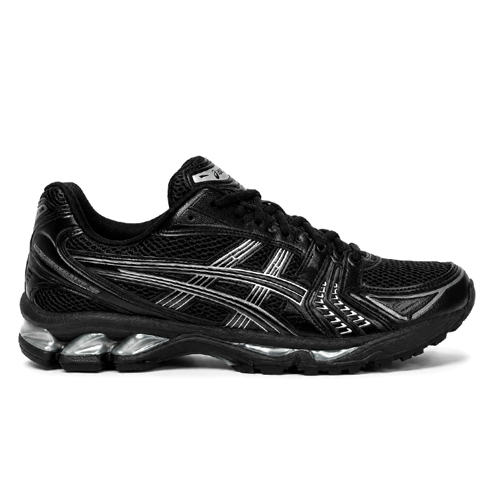کفش کتانی وارداتی مردانه و زنانه رانینگ اسیکس زنانه مدل ASICS Running (مشکی نقره‌ای)