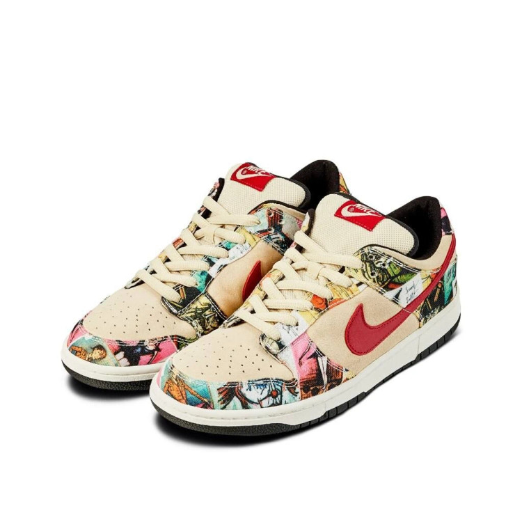کفش کتانی وارداتی نایک ایر جردن 4 رترو Nike Air Jordan 4 Retro (کرم قهوه ای با لوگوی سرمه ای)