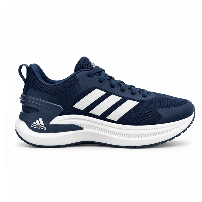 کفش کتانی وارداتی ورزشی و رانینگ مردانه آدیداس Adidas (سرمه ای)
