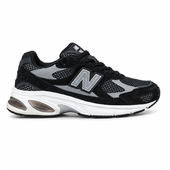 کفش کتانی وارداتی مردانه نیو بالانس New Balance1906R مناسب روزمره (مشکی سفید)