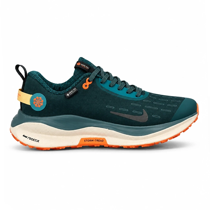 کفش وارداتی راحتی ورزشی نایک گورتکس Nike Gore-Tex رویه مش نسوز و ضدآب(سبز تیره)