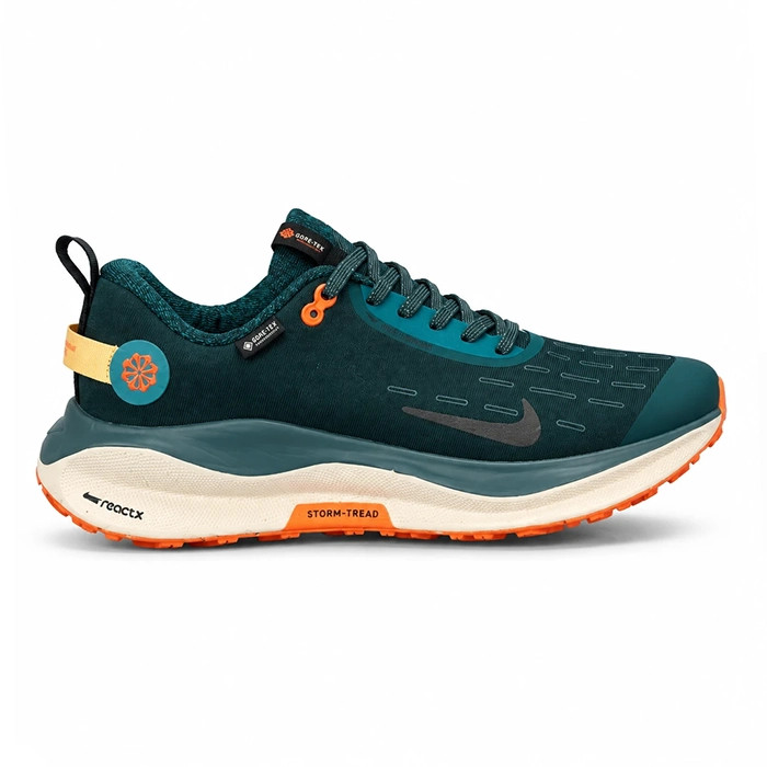 کفش وارداتی راحتی ورزشی نایک گورتکس Nike Gore-Tex رویه مش نسوز و ضدآب(سبز تیره)