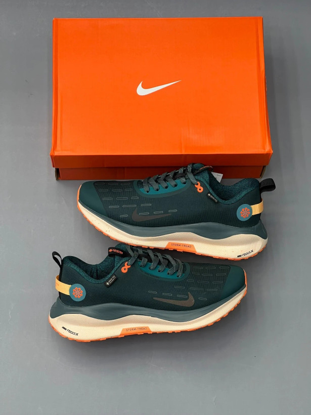 کفش وارداتی راحتی ورزشی نایک گورتکس Nike Gore-Tex رویه مش نسوز و ضدآب(سبز تیره)